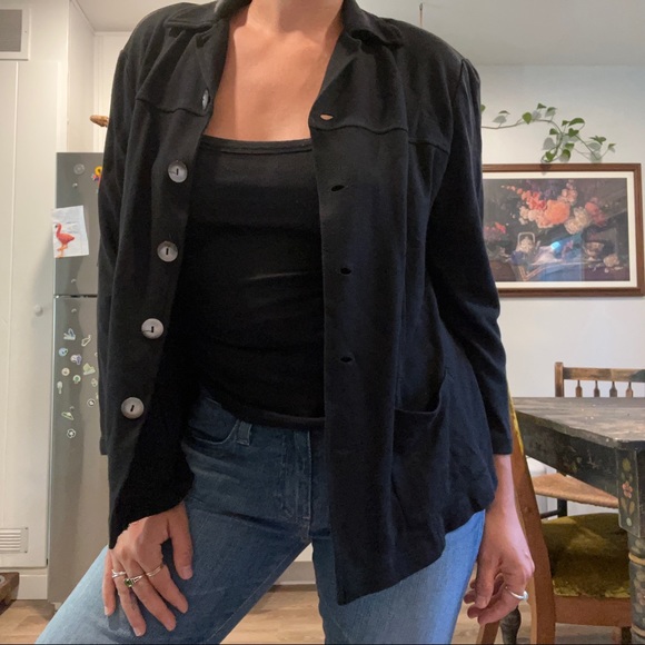 Clio Jackets & Blazers - Vintage Clio black light weight jacket